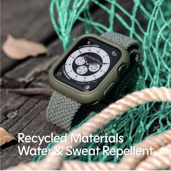 5for$10 RhinoShield Braided Green Watchband For Apple iWatch 42mm/44mm/45mm/49mm - Picture 5 of 8